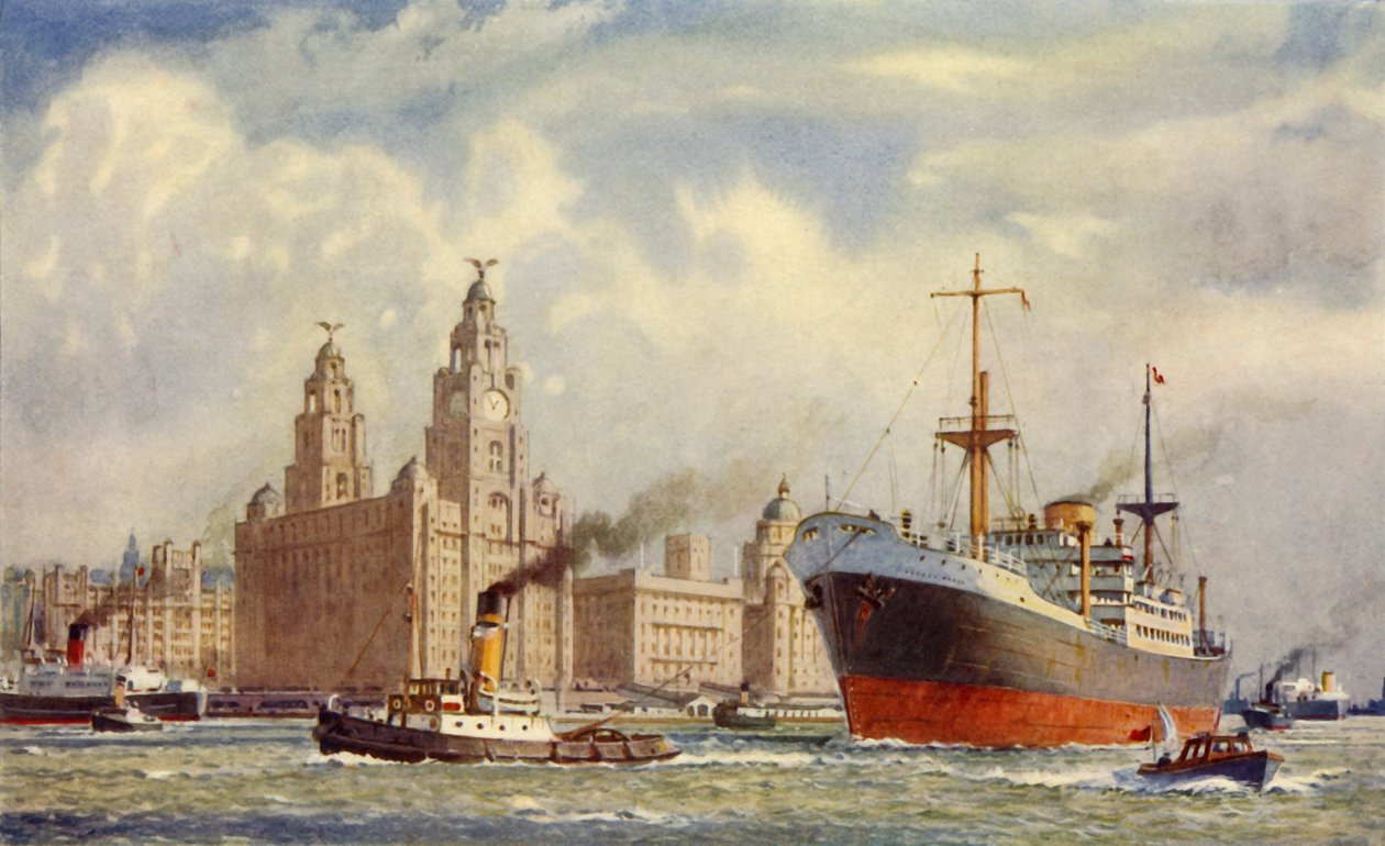 Yksi Britains Sea Gatewaystä, vuodelta 1948. tekijältä Unbekannt