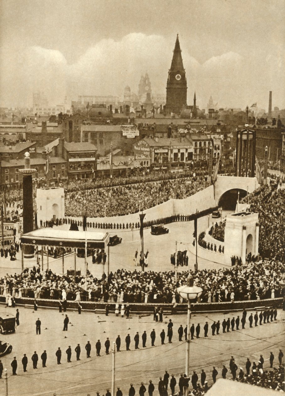 Mersey-tunnelin avaaminen, Liverpool, 18. heinäkuuta 1934, 1935. tekijältä Unbekannt