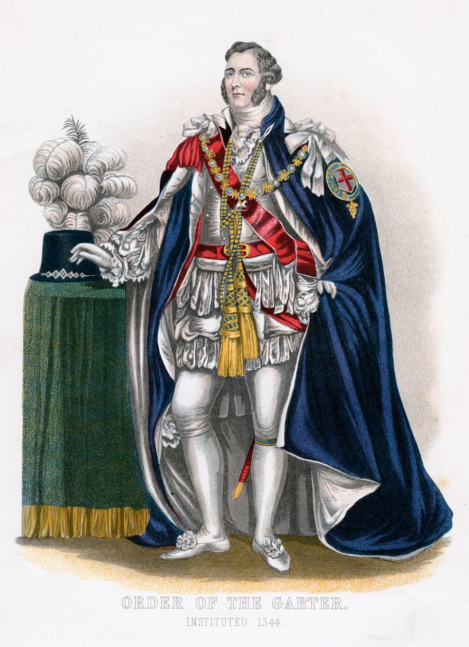Sukkanauhan ritarikunta, 1800-luku tekijältä Unbekannt