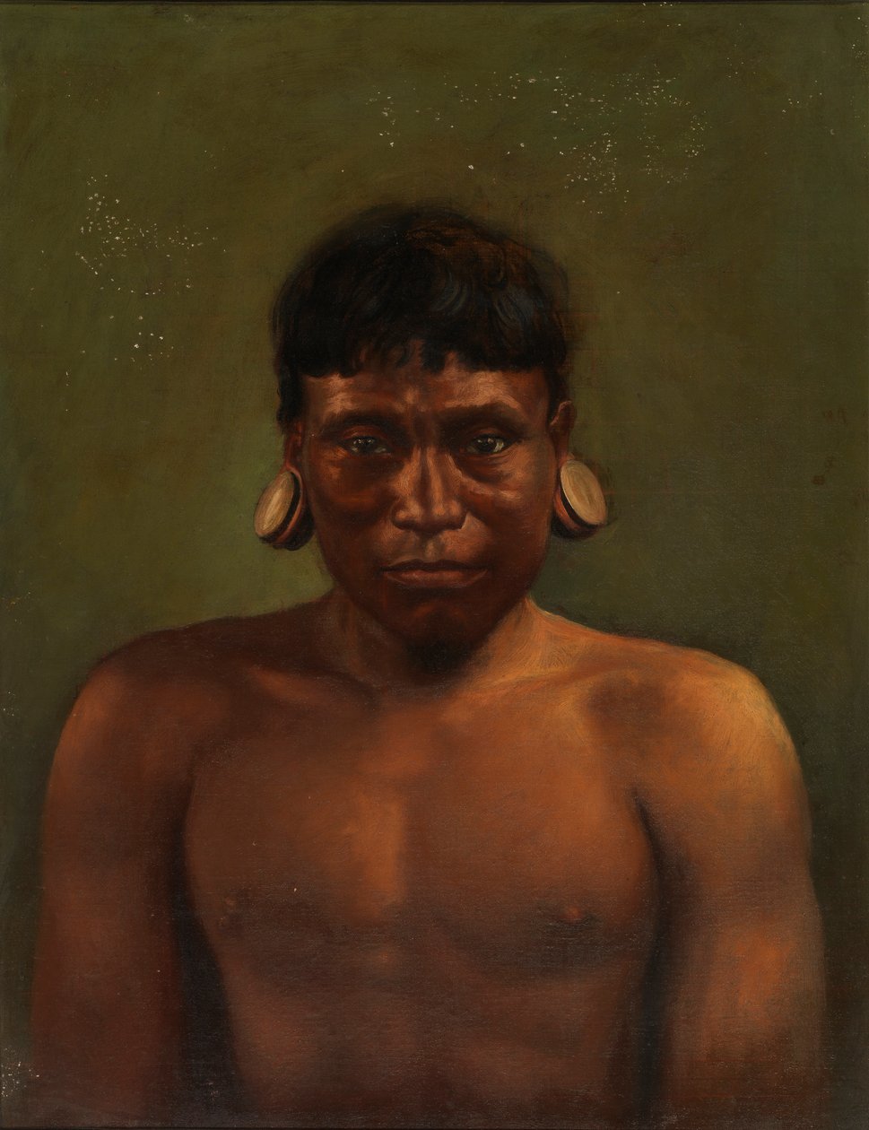 Intiaani Orejon, n. 1890-1892. tekijältä Unbekannt