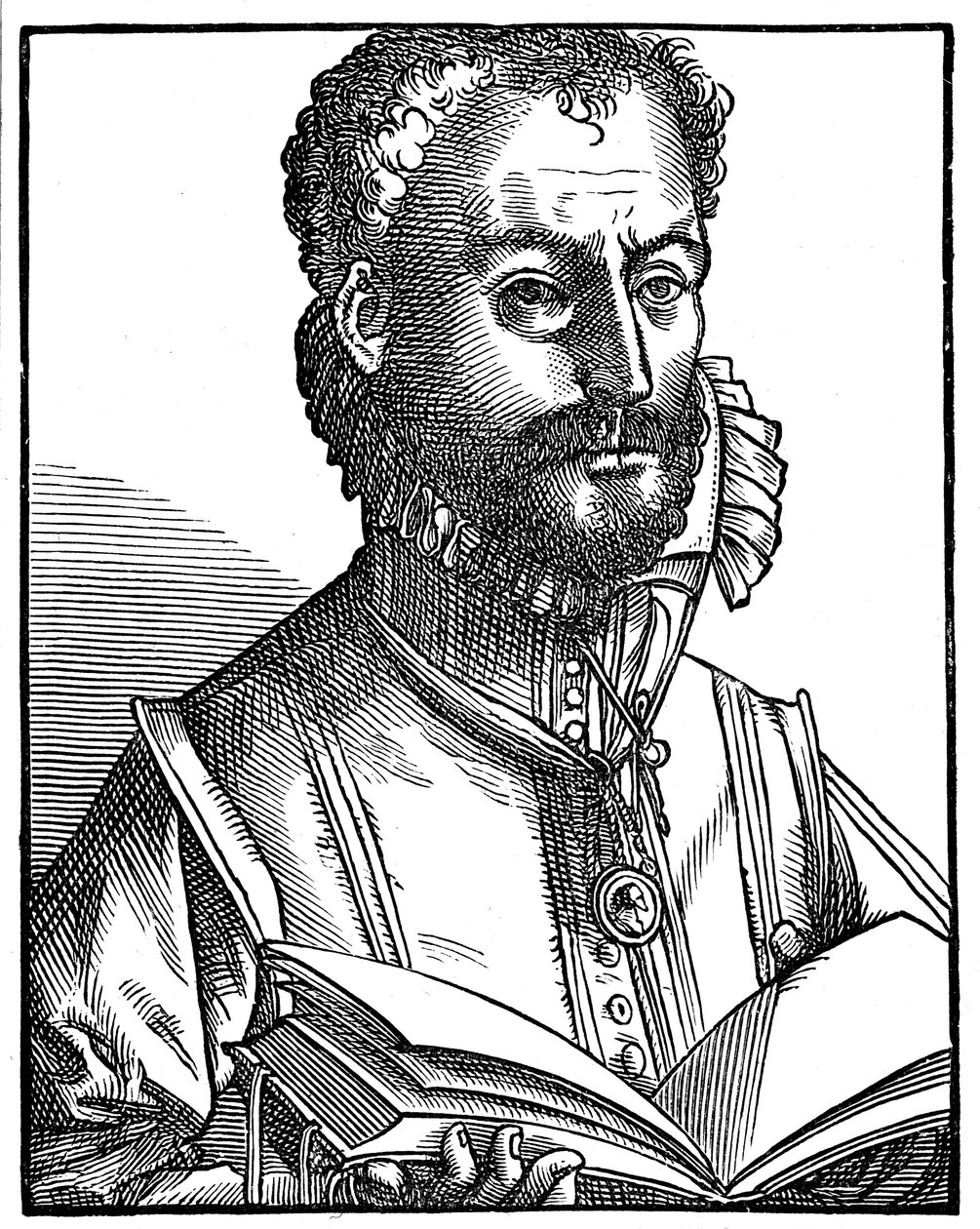 Orlandus Lassus, flaamilainen renessanssisäveltäjä ja muusikko, 1500-luku tekijältä Unbekannt