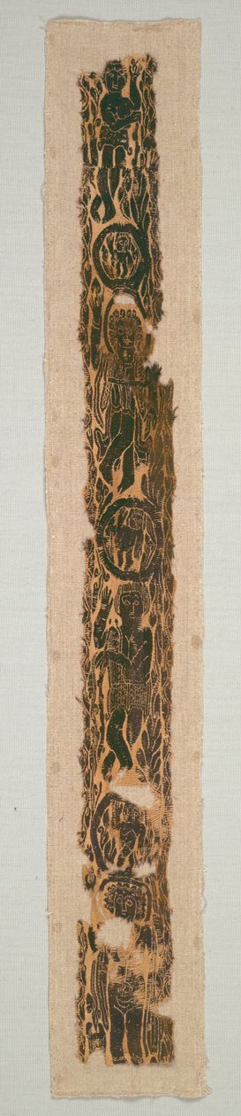 Koristeellinen olkahihna tunikasta, 600-650. tekijältä Unbekannt
