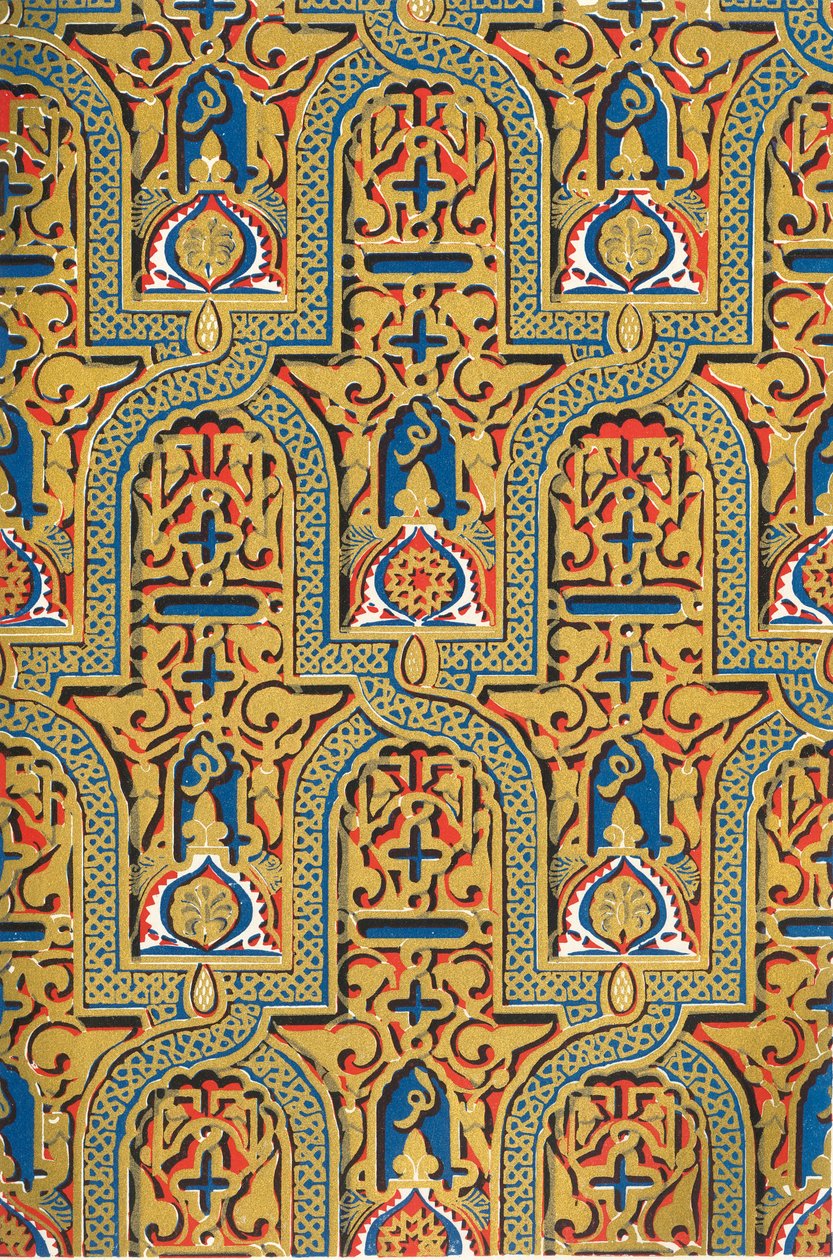 Ornamentit paneeleilla, Suurlähettiläshalli, 1907. tekijältä Unbekannt