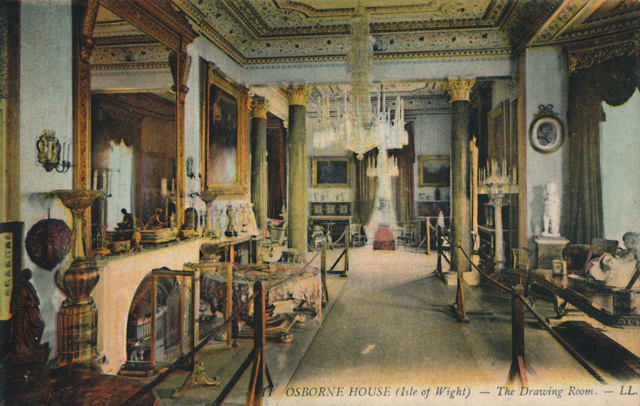 Osborne House Isle of Wight - Drawing Room. tekijältä Unbekannt