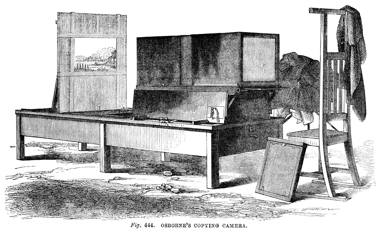 Osbornesin kopiointikamera, 1866 tekijältä Unbekannt