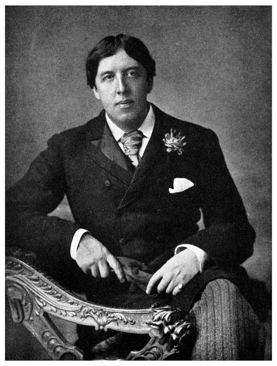 Oscar Wilde, irlantilaissyntyinen näytelmäkirjailija ja nokkeluus, vuodelta 1891 1956 tekijältä Unbekannt