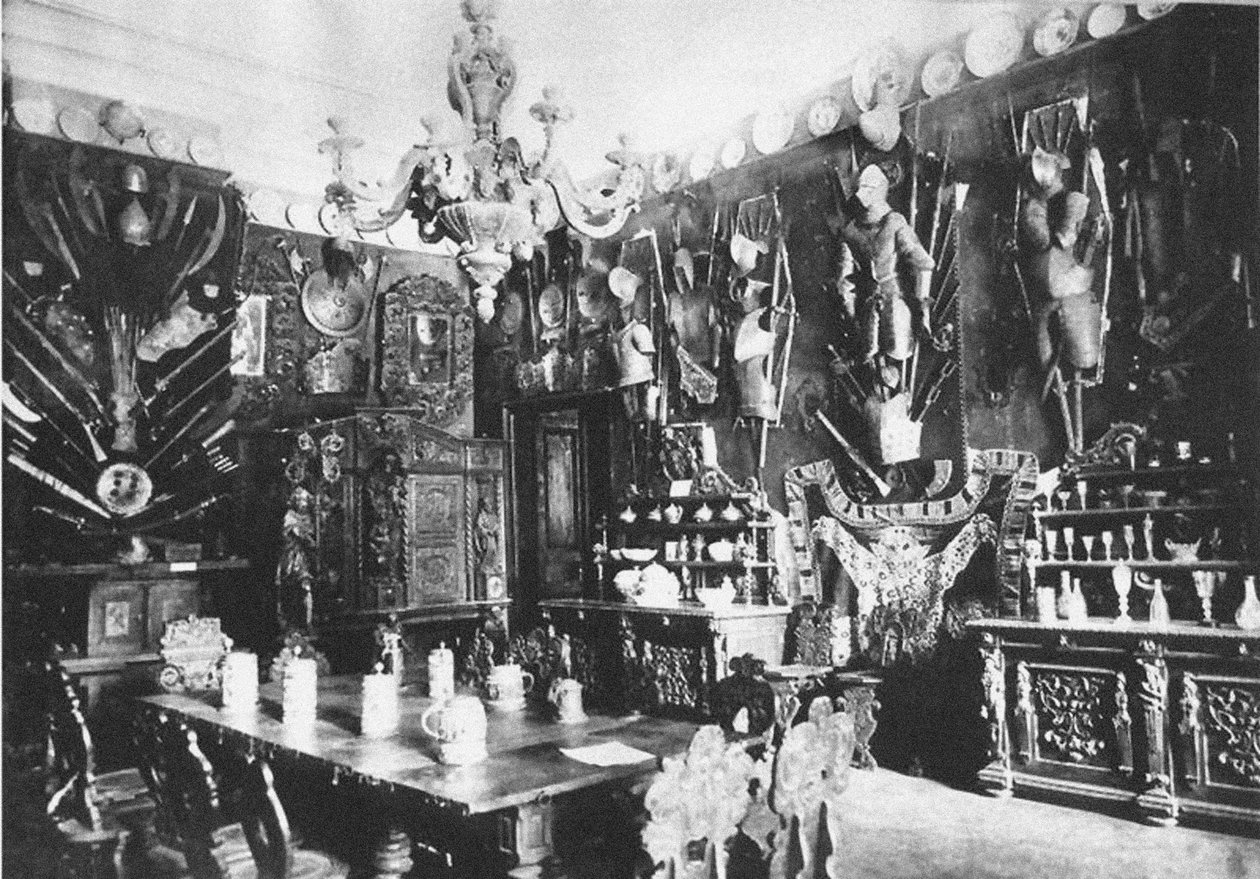 Ostafyevo Estate. Suuri ruokasali, 1800-luvun loppu tekijältä Unbekannt
