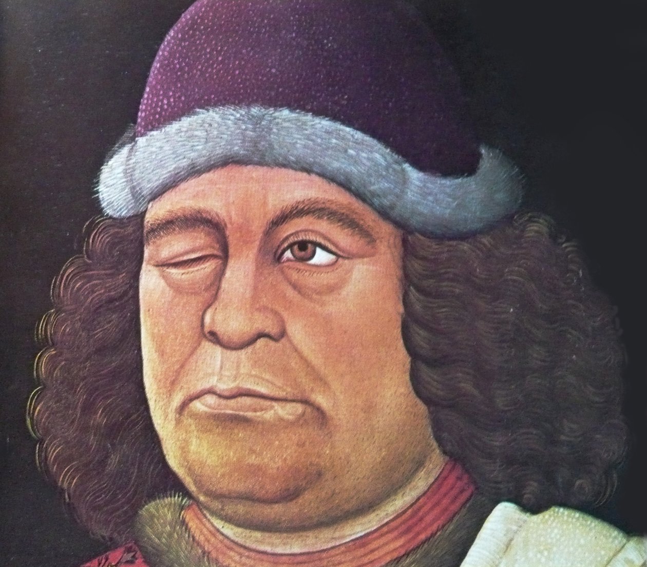 Oswald von Wolkensteinin yksityiskohta, 1430-luku tekijältä Unbekannt