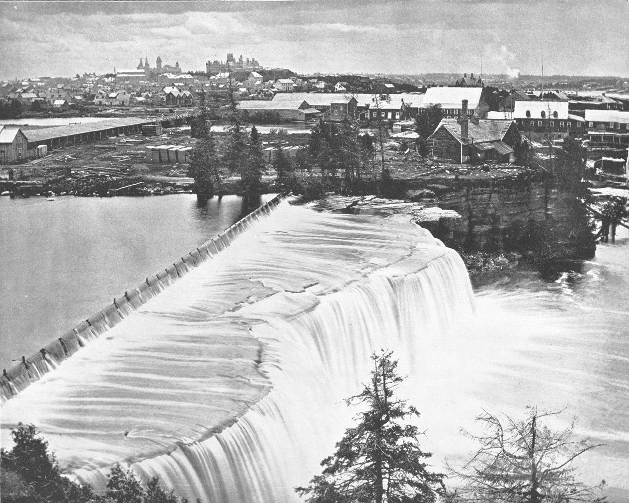 Ottawa, Kanada, Rideau Fallsista, 1900. tekijältä Unbekannt