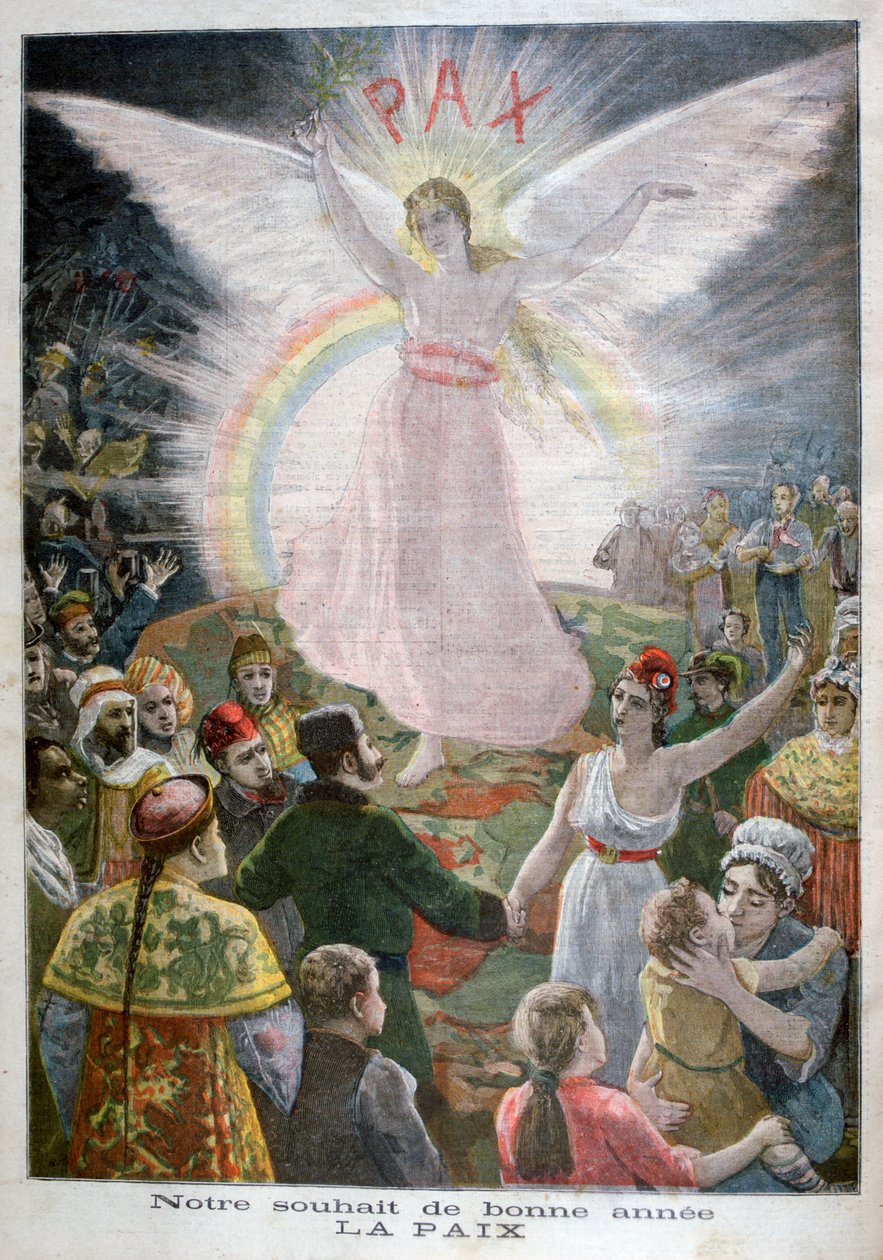 Toivomme uudelle vuodelle: Rauha, 1894 tekijältä Unbekannt