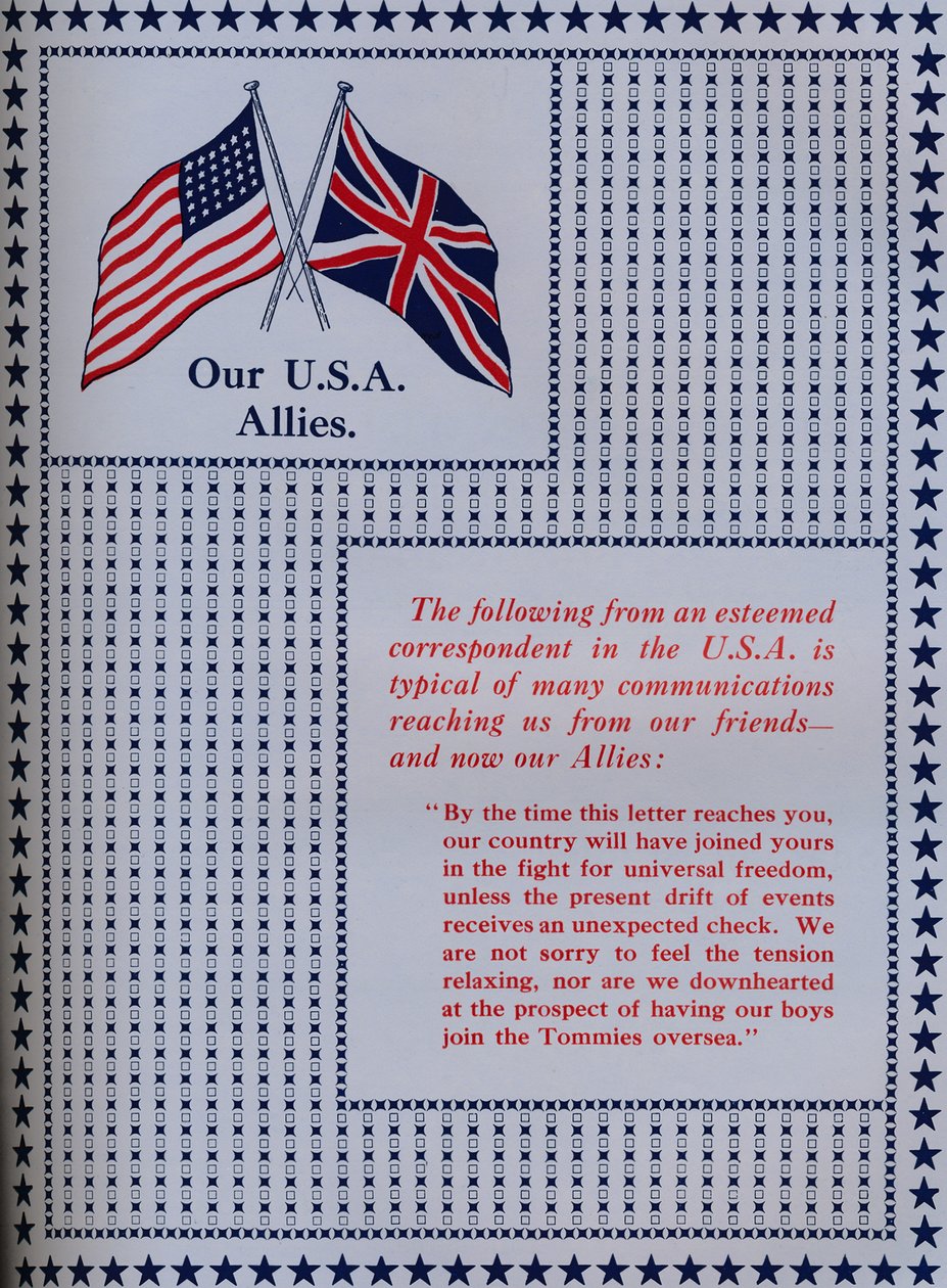 USA:n liittolaisemme, 1917 tekijältä Unbekannt