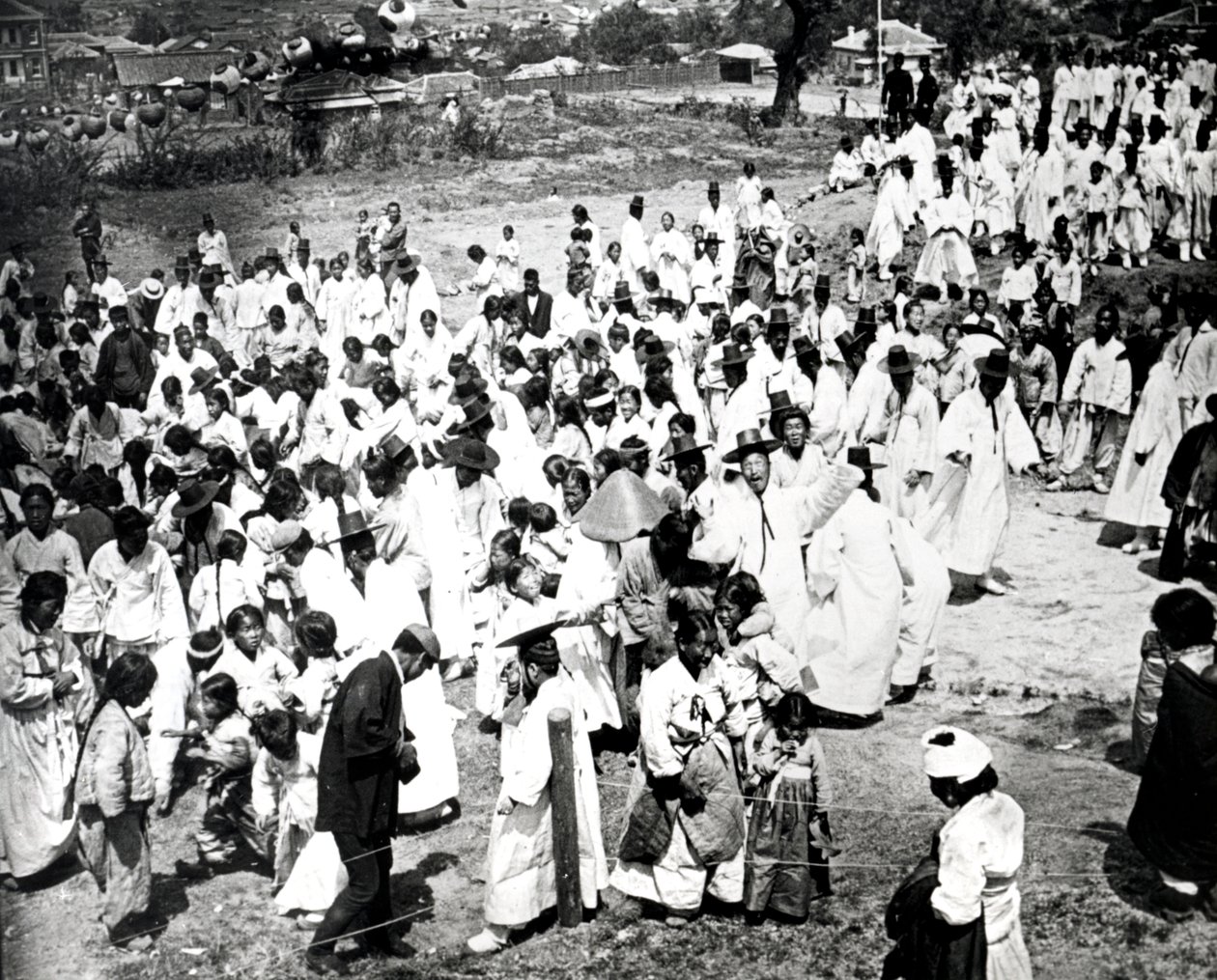 Ulkoilmatapahtuma, Korea, 1900 tekijältä Unbekannt
