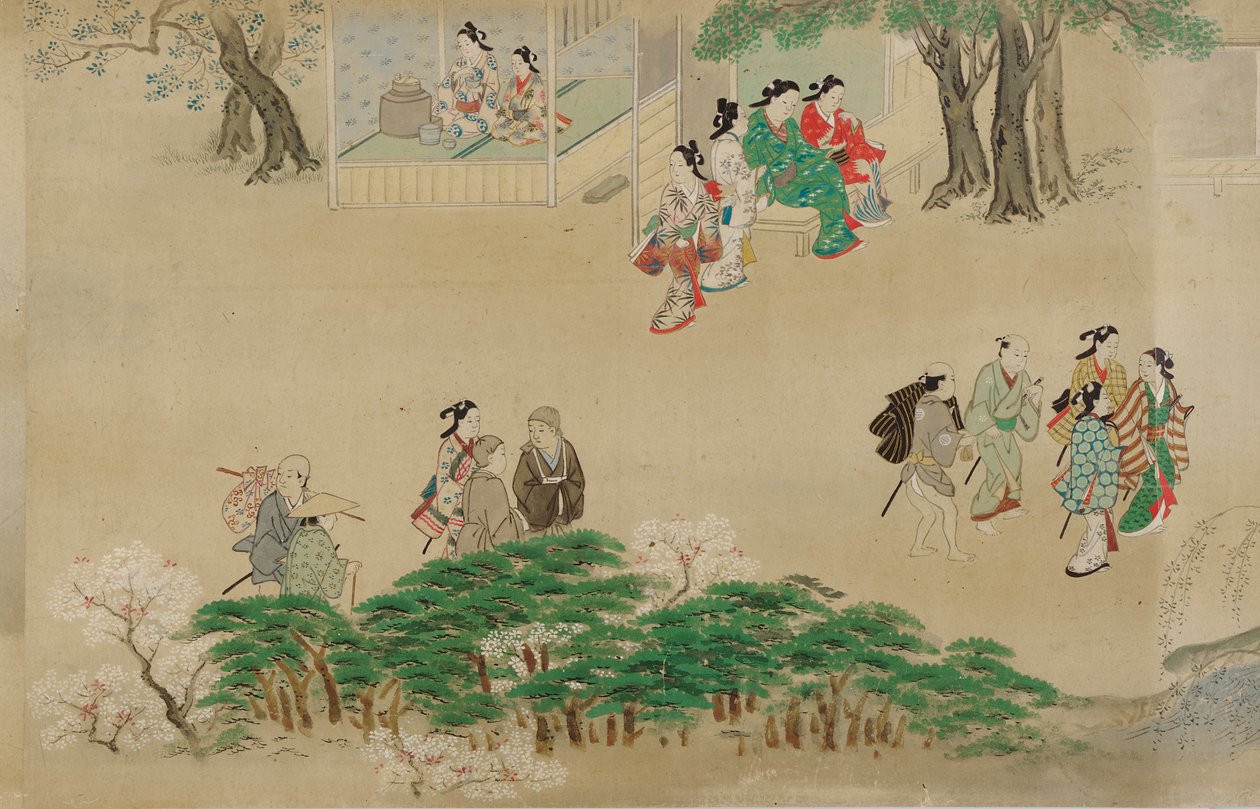 Ulkoilu, Edo-kausi, 1615-1868. tekijältä Unbekannt