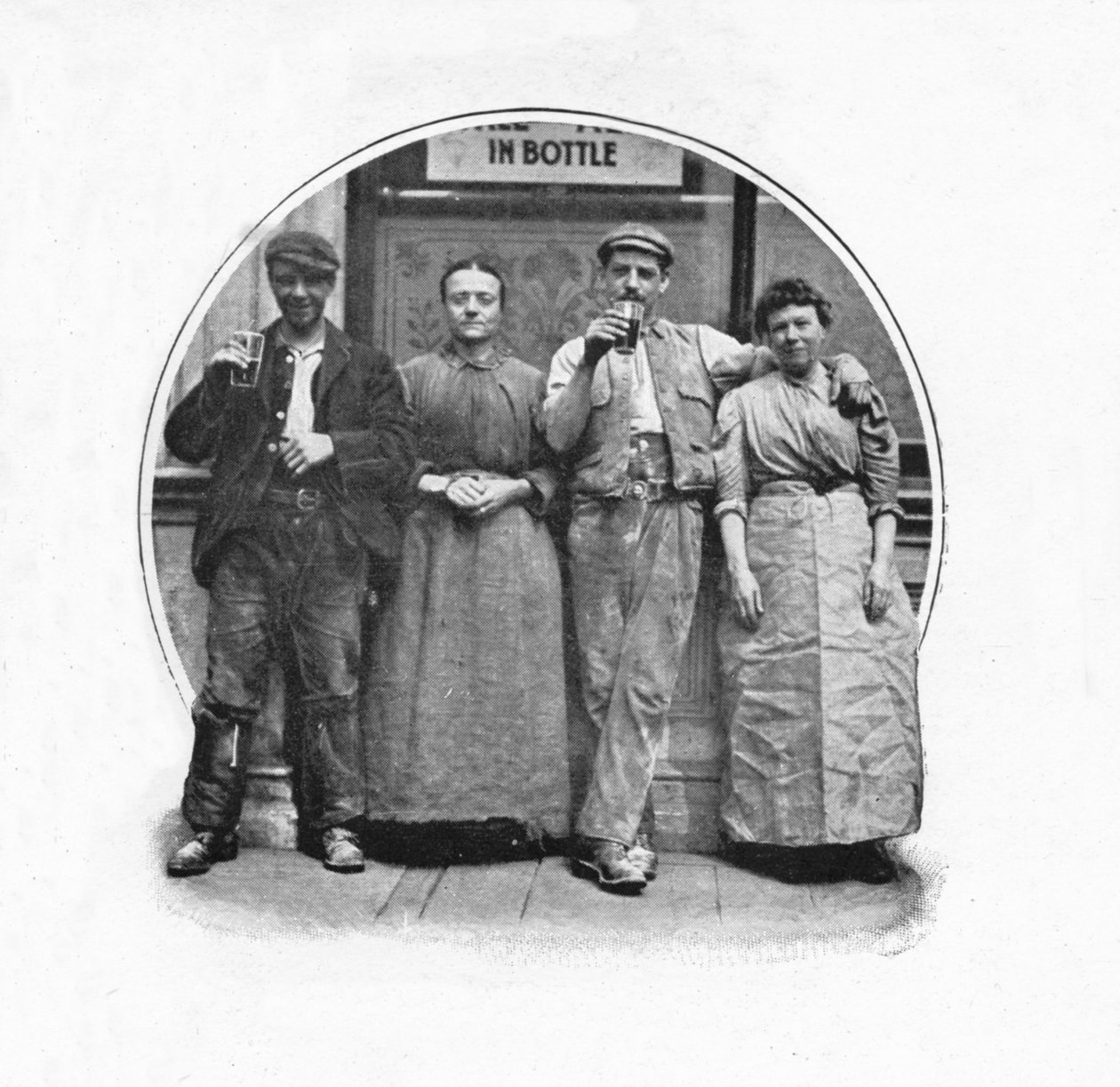 Pubien ulkopuolella, Lontoo, c1903 1903 tekijältä Unbekannt