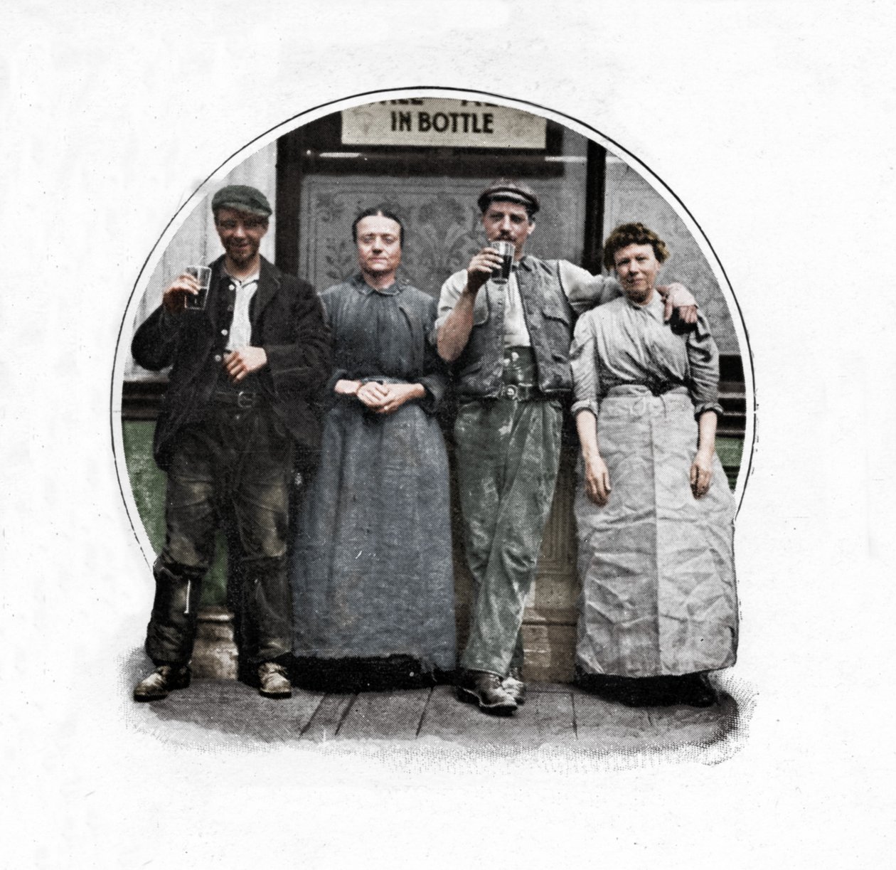 Pubien ulkopuolella, Lontoo, c1903 1903 tekijältä Unbekannt