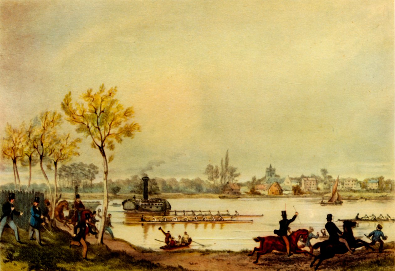 "Oxford and Cambridge Boat Race", 1800-luku, 1941. tekijältä Unbekannt