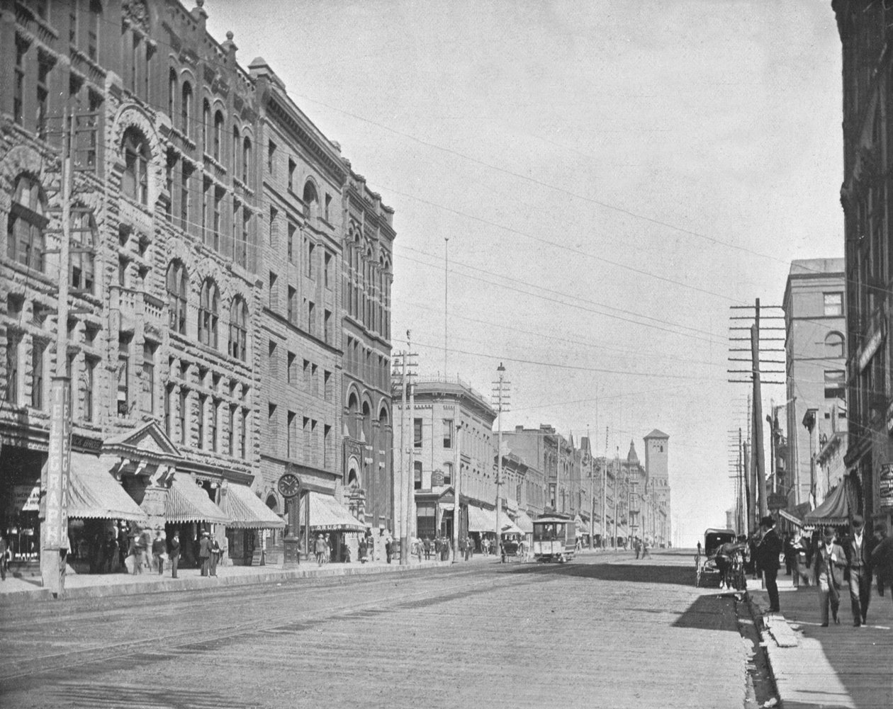 Pacific Avenue, Tacoma, Washington, USA, c1900. tekijältä Unbekannt