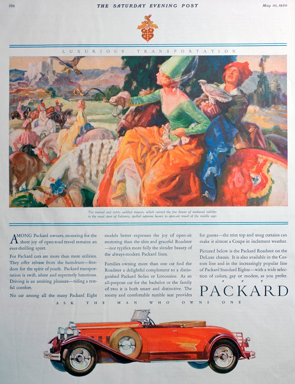 Packardin autoilmoitus, 1930 tekijältä Unbekannt