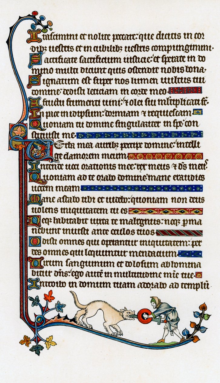 Sivu koristeltua tekstiä, 1284-1316 tekijältä Unbekannt