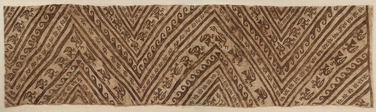 Maalattu kääre muumiolle, n. 1100-1400 jKr. tekijältä Unbekannt