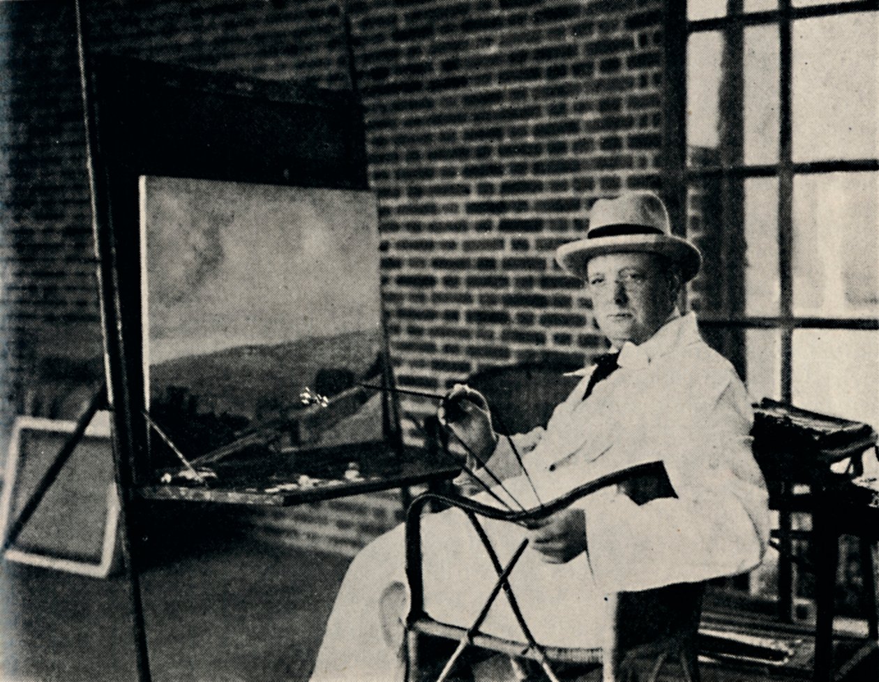 Painter in Oils - Churchill taiteilijana, 1920-luku, 1945. tekijältä Unbekannt