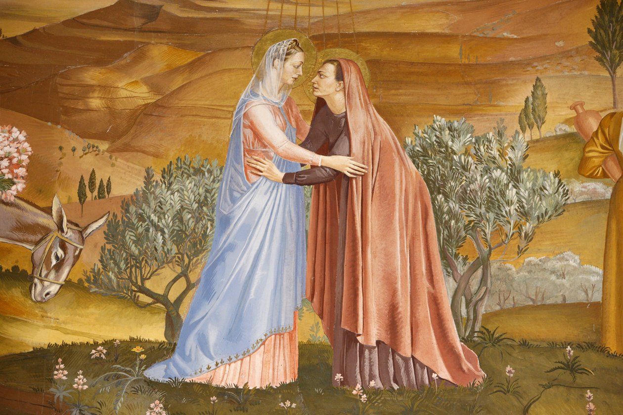 Maalaus Visitation-kirkossa Ein Keremissä: Visitation, Ein Kerem, Israel tekijältä Unbekannt
