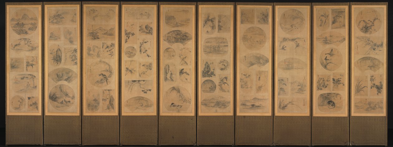 Sadan teeman maalaus, 1800-luvun loppu. tekijältä Unbekannt
