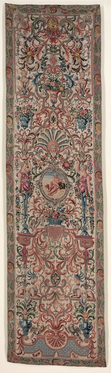 Pari käsityösängyn verhoilua, c. 1690. tekijältä Unbekannt
