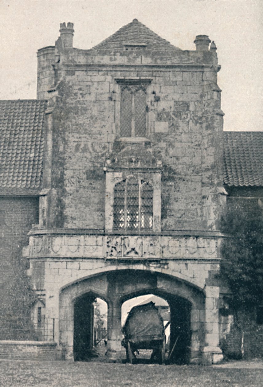 Palace Gateway, Cawood, lähellä Yorkia, 1903 tekijältä Unbekannt