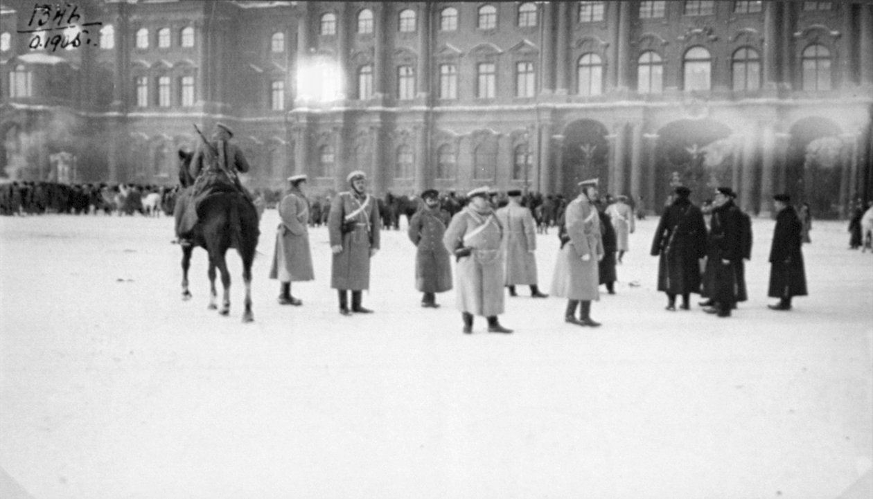 Palatsiaukio, Pietari, Venäjä, verisenä sunnuntaina 1905 tekijältä Unbekannt