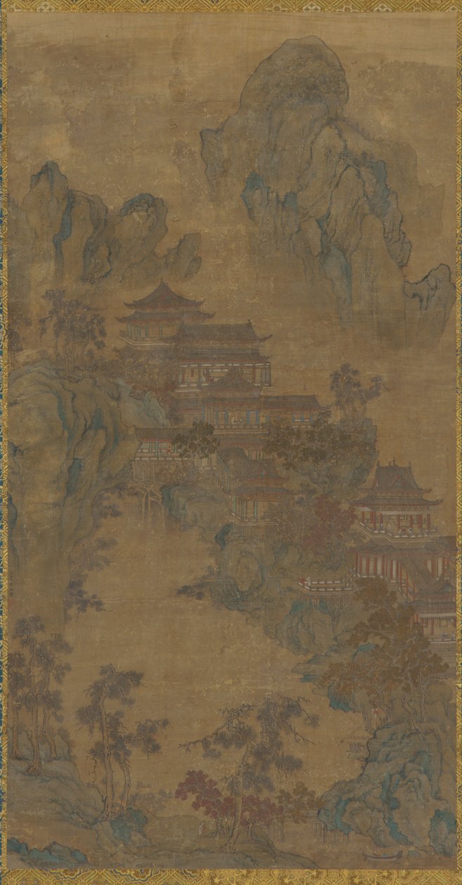 Palatsi vuoristossa, Ming-dynastia, 1500-1600-luku. tekijältä Unbekannt