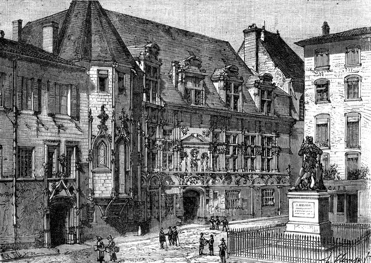 Grenoblen oikeuspalatsi, Ranska, 1882-1884 tekijältä Unbekannt