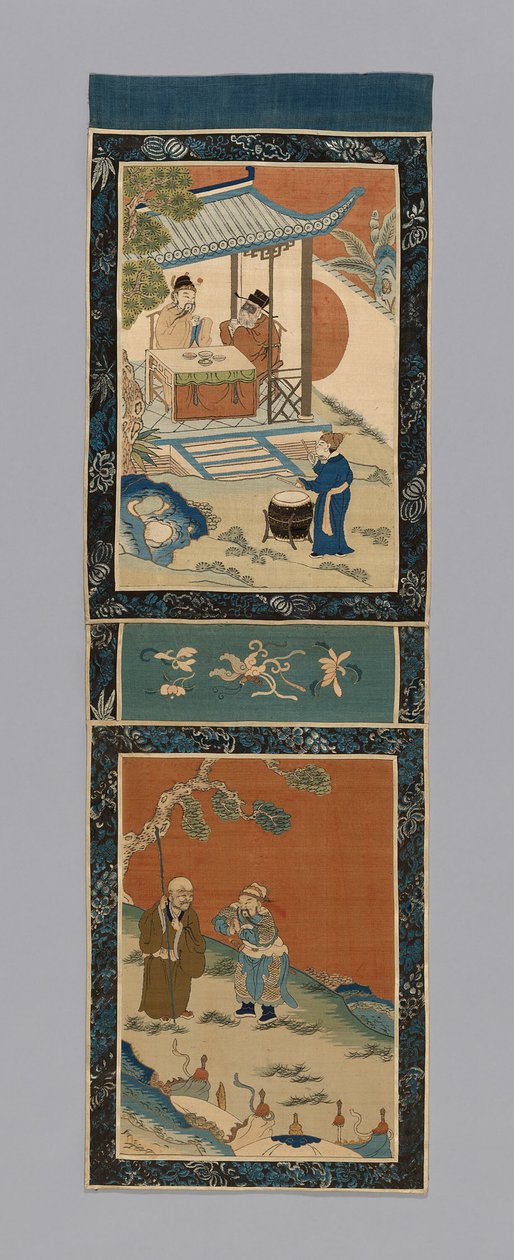 Panel For a Screen, Kiina, Qing-dynastia 1644-1911, 18751900. tekijältä Unbekannt