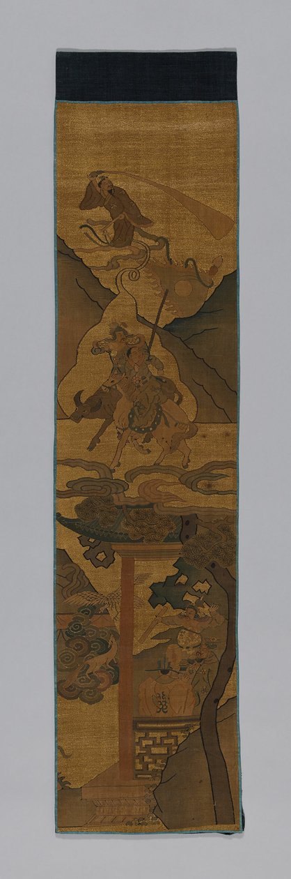 Paneelihuonekalujen kangas, Kiina, Qing-dynastia 1644-1911, 18001900. tekijältä Unbekannt