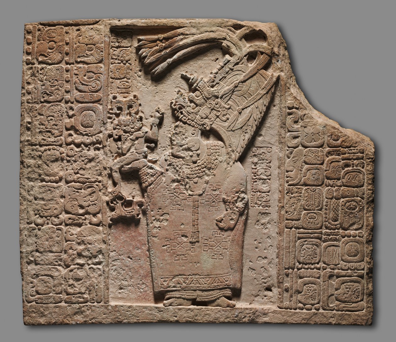 Paneeli Royal Womanin kanssa, c. 795. tekijältä Unbekannt