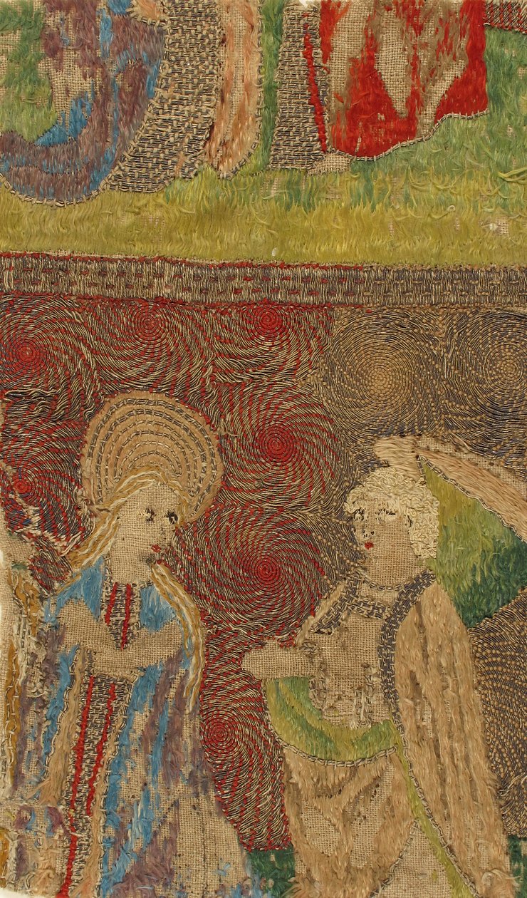 Neitsyt ja Gabriel Annunciaten paneeli, saksa, 1400-luku. tekijältä Unbekannt