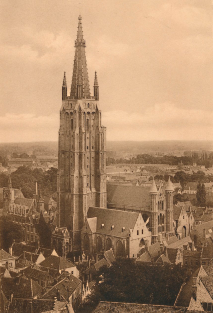 Panoraama ja Notre-Damen kirkko, 1928 tekijältä Unbekannt