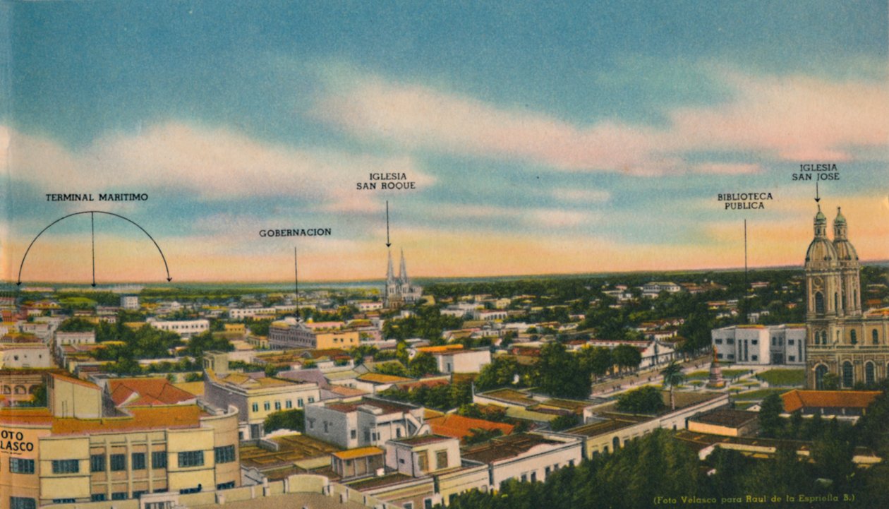 Panorama Barranquilla Central Sectorista, 1940-luku tekijältä Unbekannt