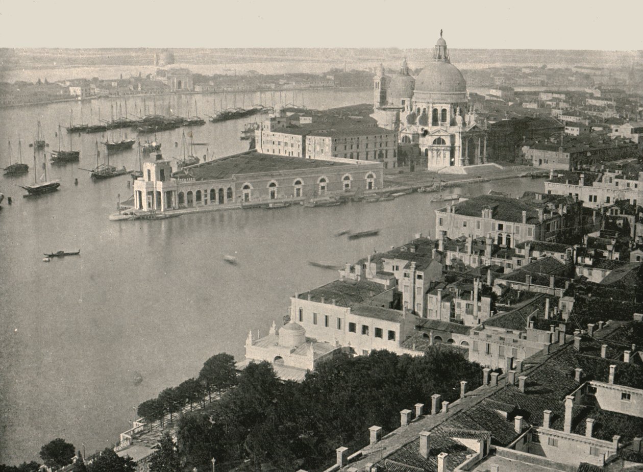 Panoraama Venetsian kaupungista, Italiasta, 1895. tekijältä Unbekannt