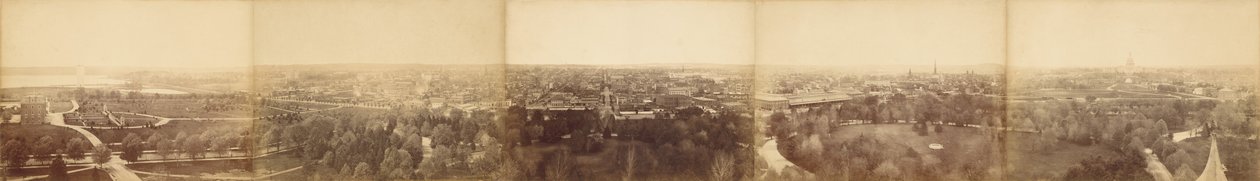Panoraamanäkymä Washington DC:stä, 1860-1876. tekijältä Unbekannt