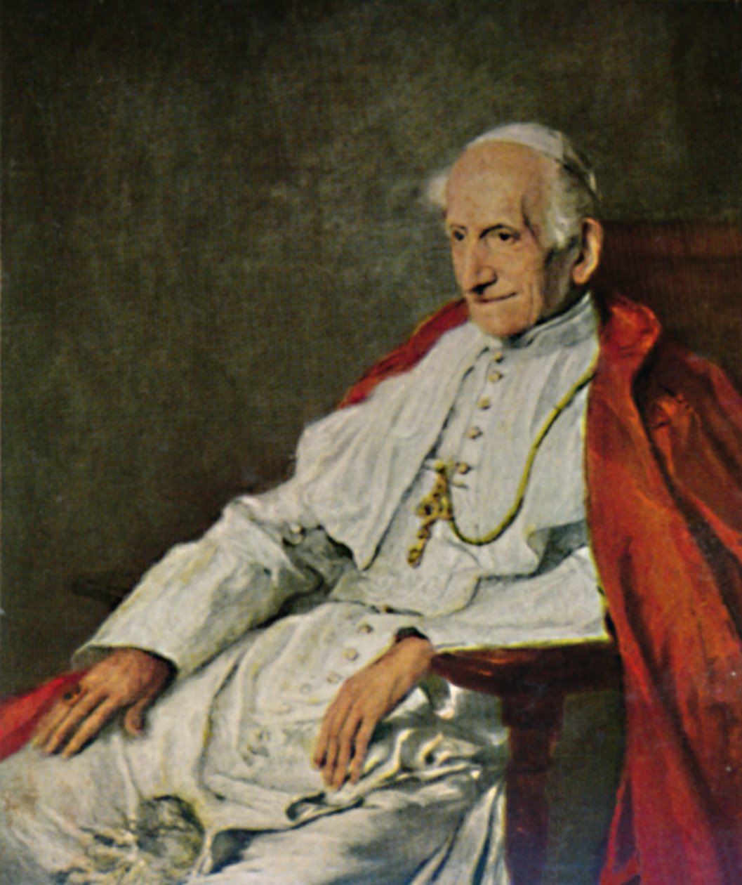 Paavi Leo XIII 1810-1903. - Fülöpin maalaus, 1934. tekijältä Unbekannt
