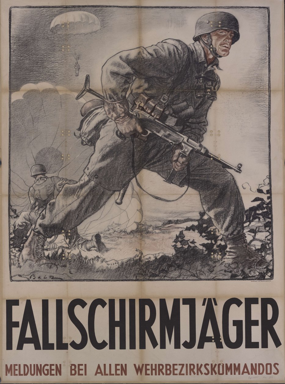 Laskuvarjovarjomies, 1942. tekijältä Unbekannt