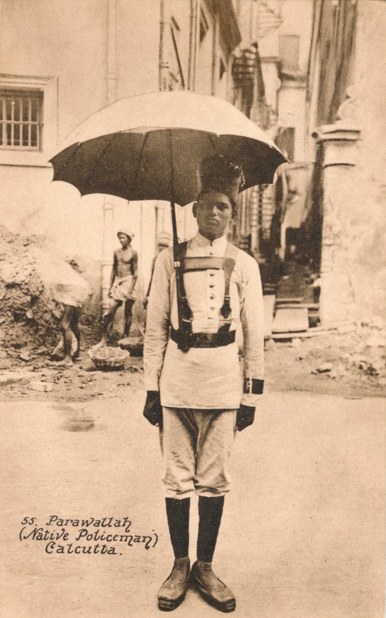 Parawallah Native Policeman Calcutta, c1900 tekijältä Unbekannt