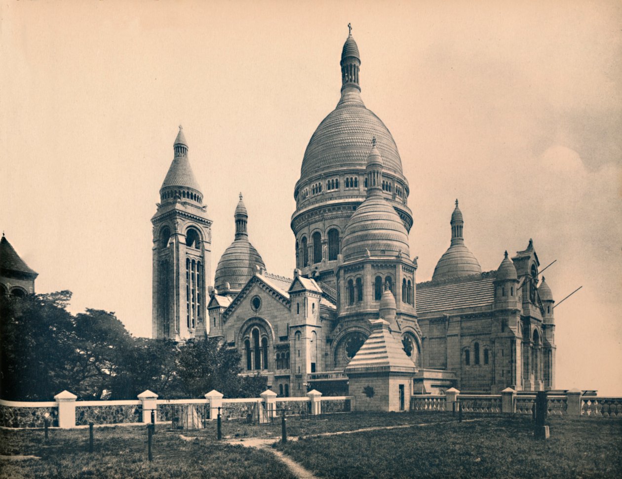 Pariisi. - Pyhän sydämen basilika, 1910. tekijältä Unbekannt