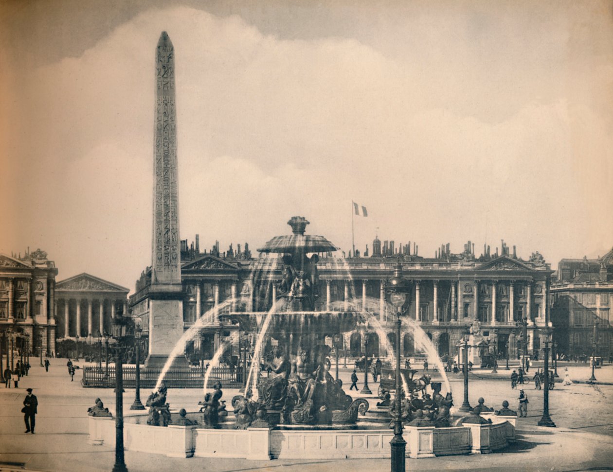 Pariisi. - Place De La Concorde. -LL, c1910. tekijältä Unbekannt