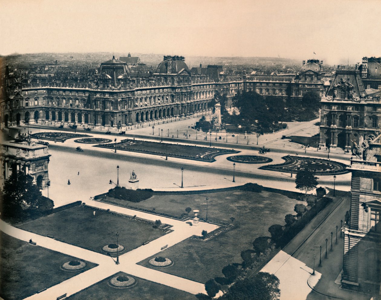 Pariisi. - Tuileries. -LL, c1910. tekijältä Unbekannt