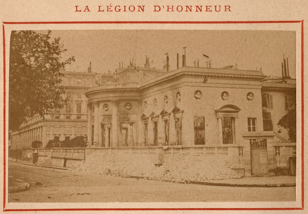 Paris Commune (1871): näkymä Palais de la Legion d