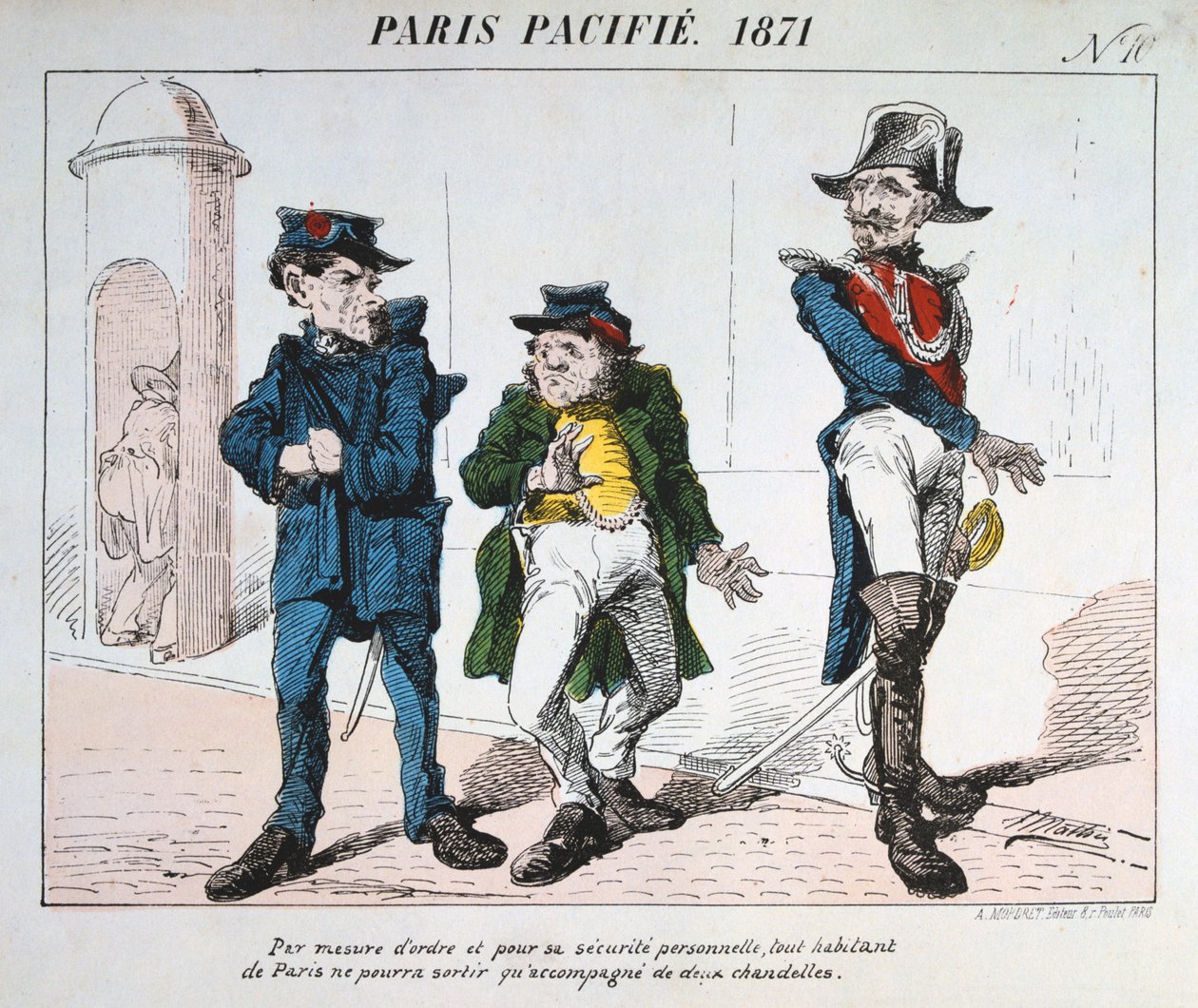 Pariisi rauhoittaa, 1871. tekijältä Unbekannt