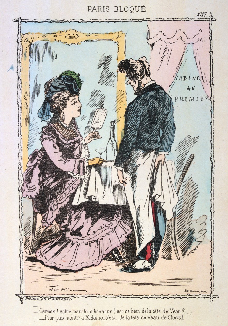 Pariisi piiritetty, 1870-1871. tekijältä Unbekannt