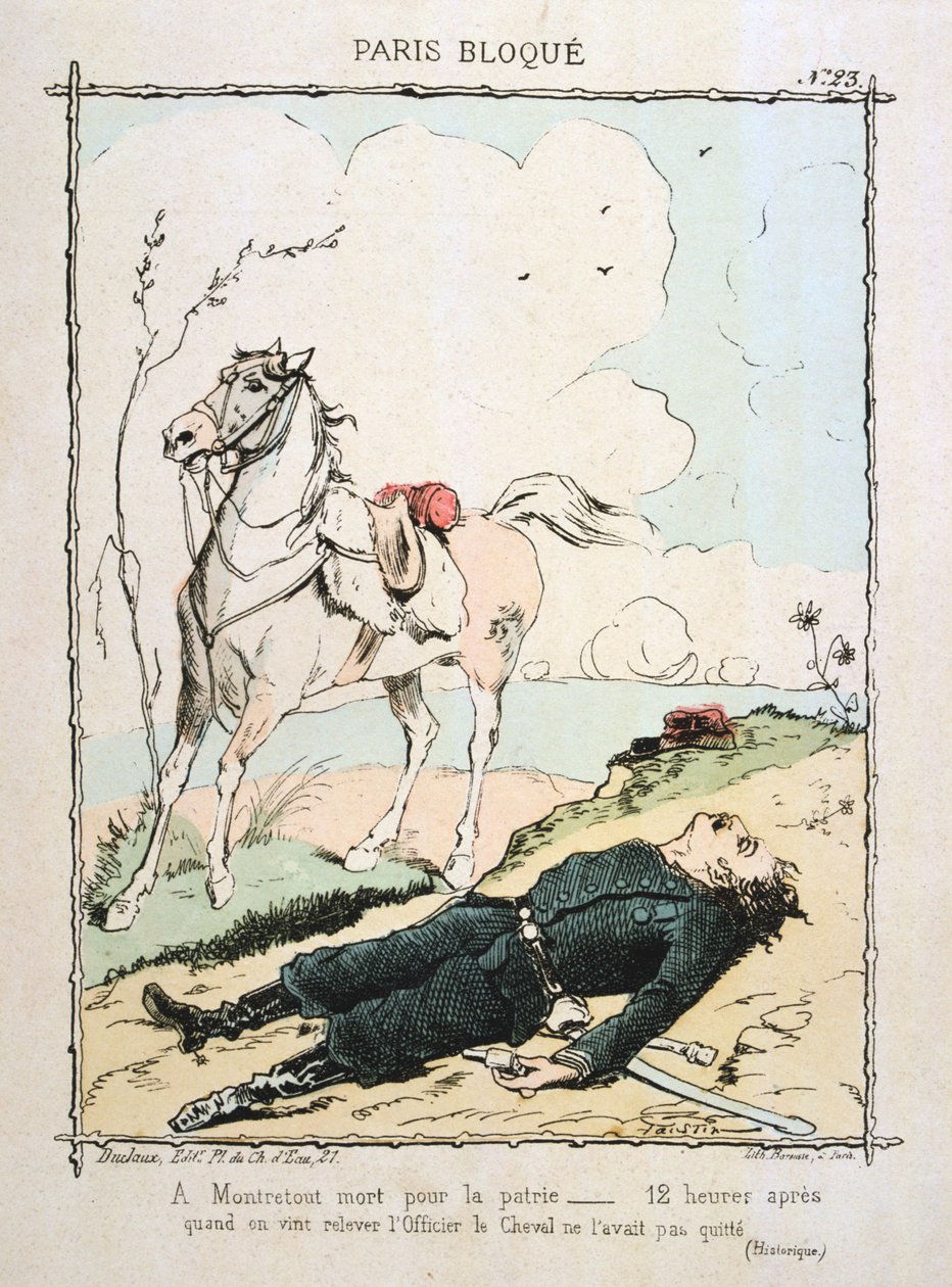 Pariisi piiritetty, 1870-1871. tekijältä Unbekannt